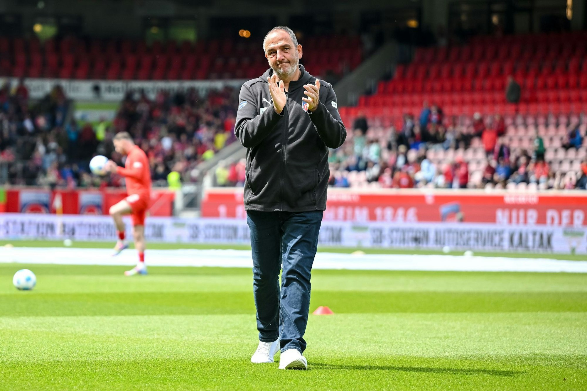 In der Relegation gefordert: Heidenheims Trainer Frank Schmidt.