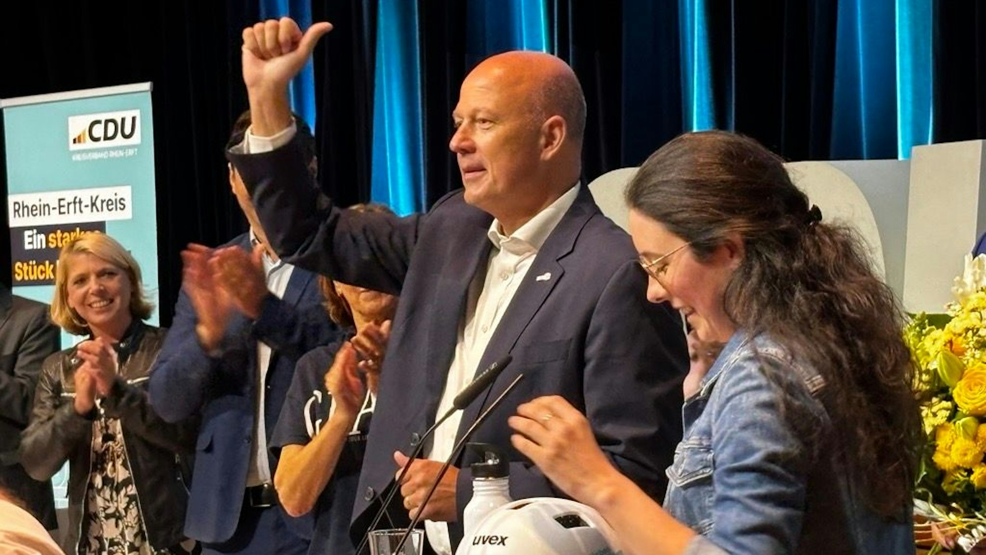 Frank Rock ist zum Landratskandidaten der CDU Rhein-Erft für die Kommunalwahl gewählt worden.