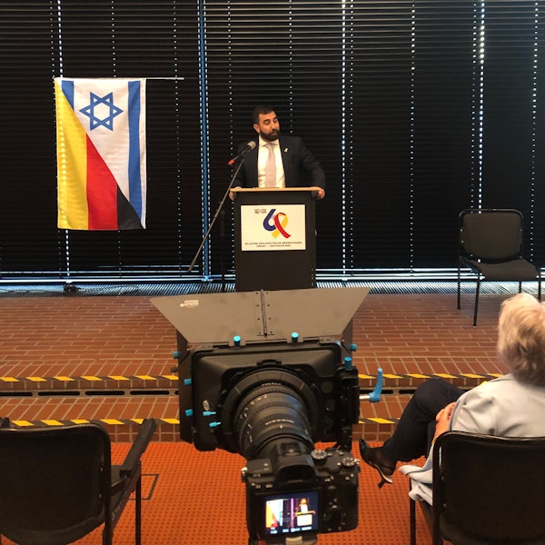 Anan Zen von der israelischen Botschaft in Berlin war einer der Gastredner in Bensberg.