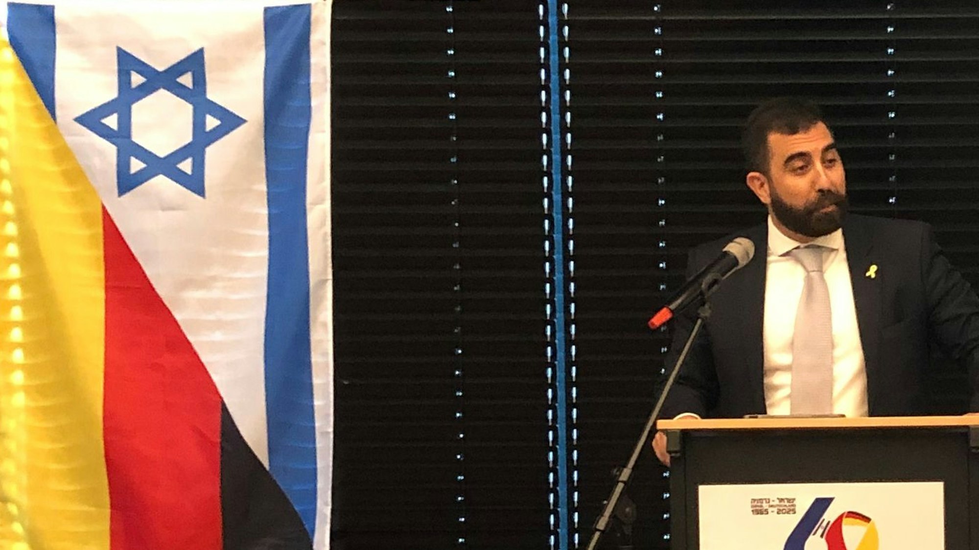 Anan Zen von der israelischen Botschaft in Berlin war einer der Gastredner in Bensberg.