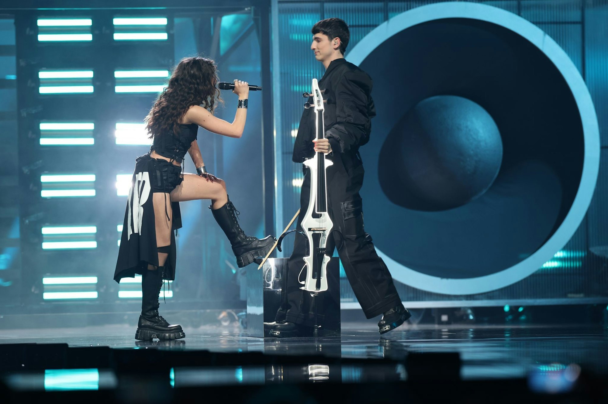 Abor & Tynna haben mit "Baller" das Saalpublikum des ESC begeistert.
