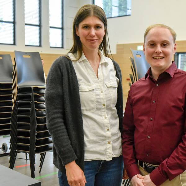 Janina Zensus und Christian Schubert müssen die Grünen im Rhein-Erft-Kreis durch unruhige Zeiten steuern.