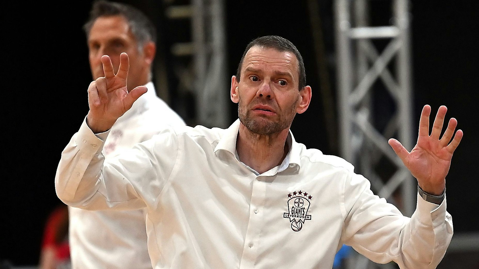10.05.2025, Basketball-Bayer Giants-Lok Bernau
Michael Koch (Bayer)
Foto: Uli Herhaus