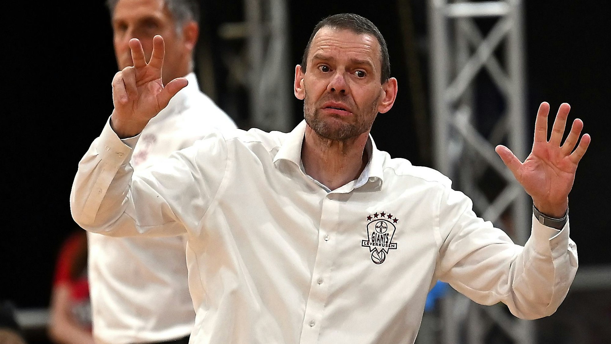 10.05.2025, Basketball-Bayer Giants-Lok Bernau
Michael Koch (Bayer)
Foto: Uli Herhaus