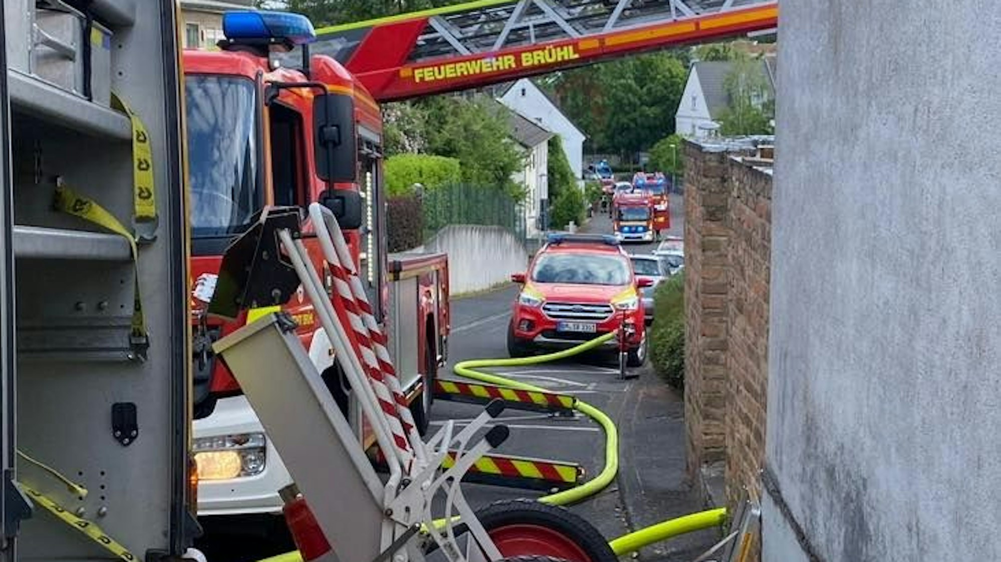 Kaminbrand in Brühl