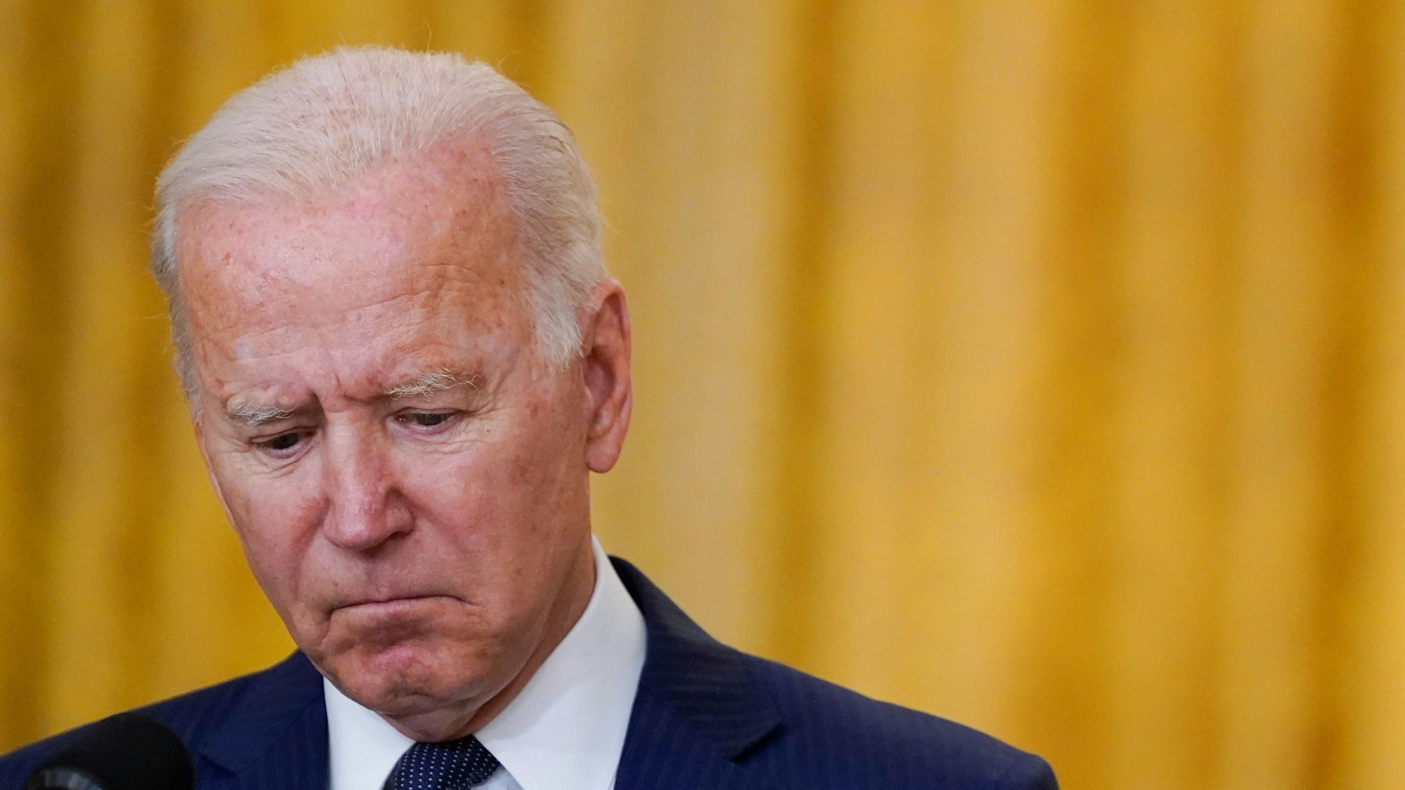 Das Bild zeigt den ehemaligen US-Präsidenten Joe Biden.