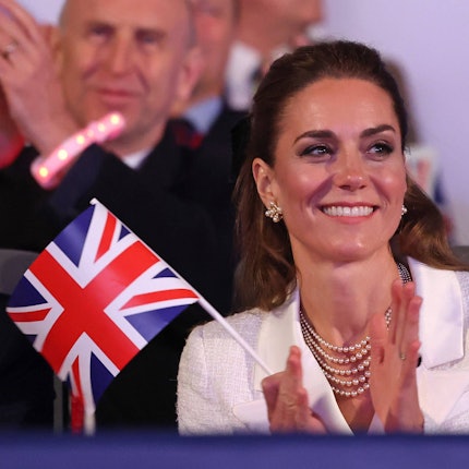 Prinzessin Kate bei der Gedenkveranstaltung zum 80. Jahrestag des VE-Day auf dem Horse Guards Parade in London am 8. Mai 2025.