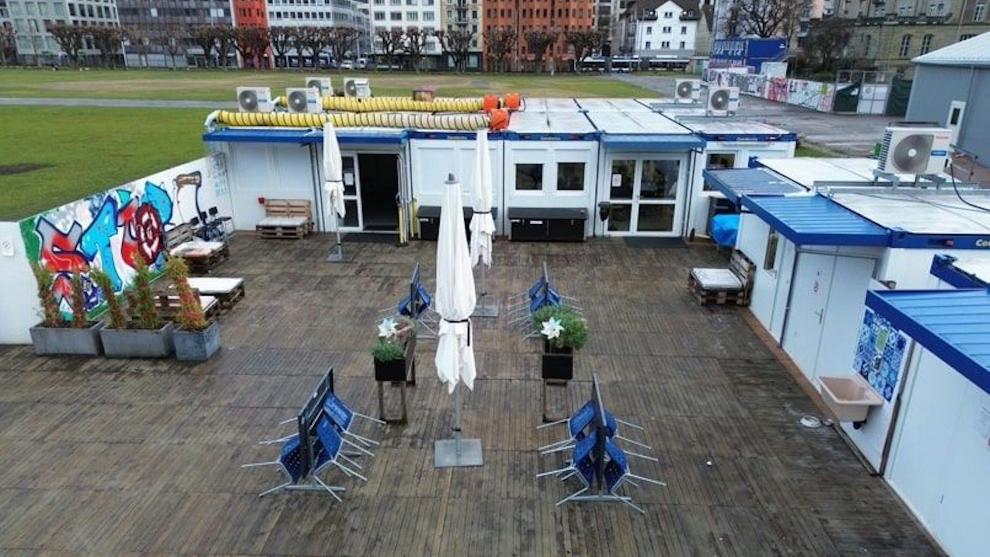 Einer der drei Drogenkonsumräume in Zürich