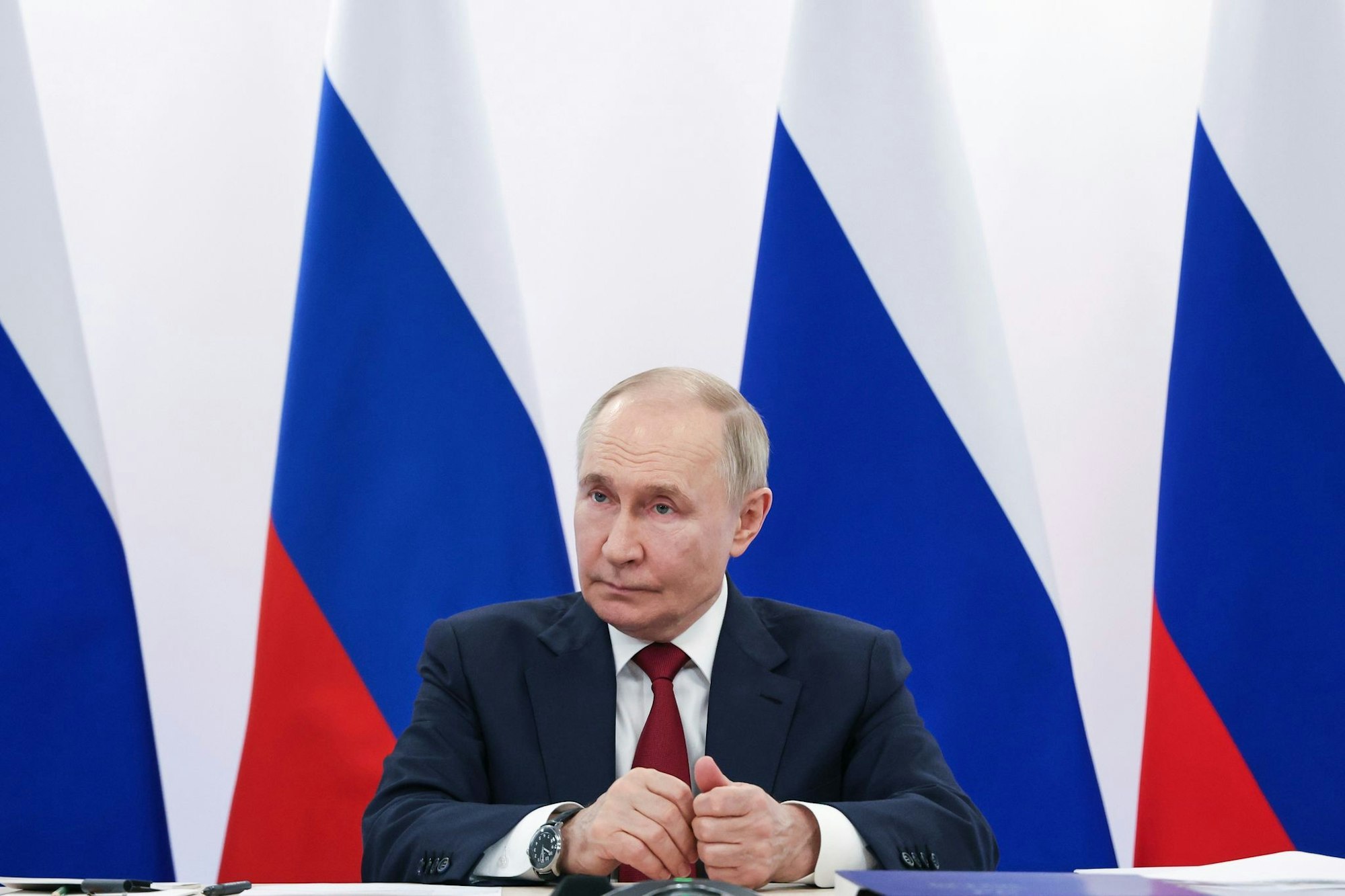 Russlands Präsident Putin verweist auf ein Memorandum mit der Ukraine, das ausgearbeitet werden müsse.