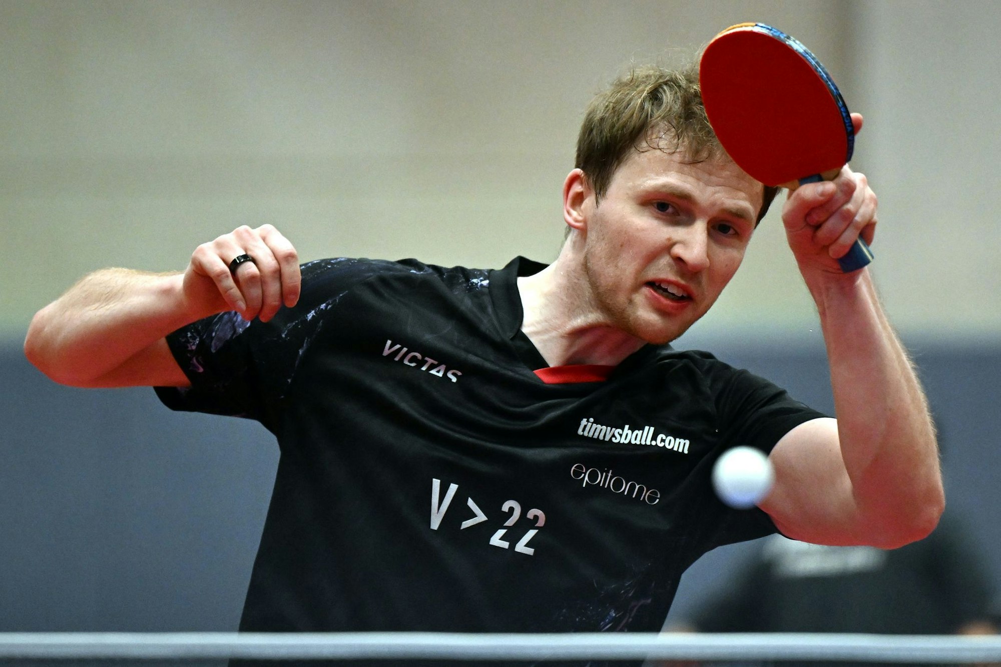 WM-Aus in der dritten Runde: Tischtennis-Profi Benedikt Duda.