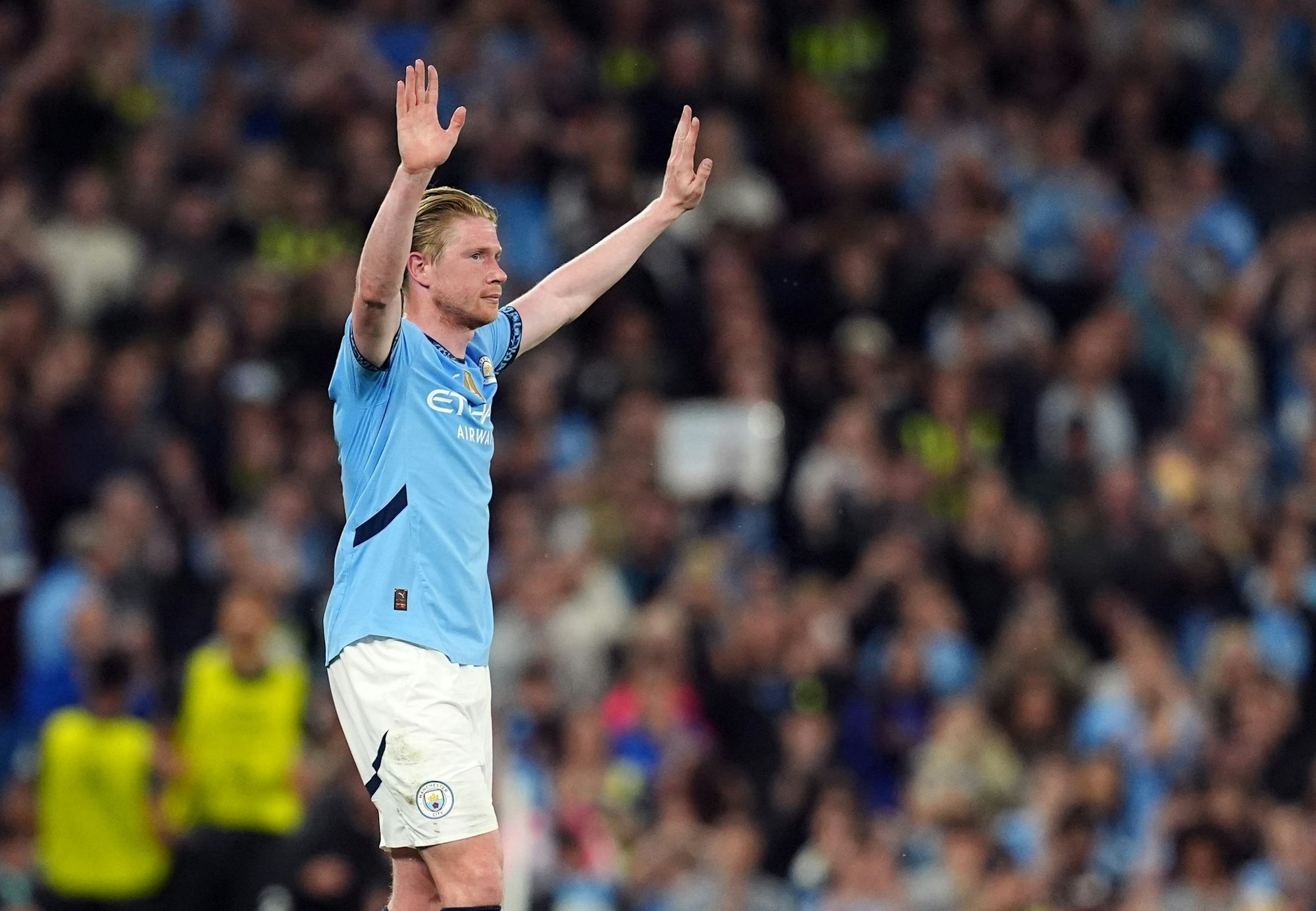 Das war sein letzter Heimauftritt für Manchester City.