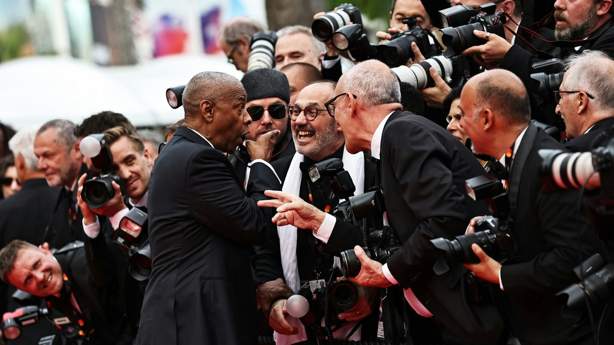Denzel Washington kam für die Premiere seines neuen Films nach Cannes.