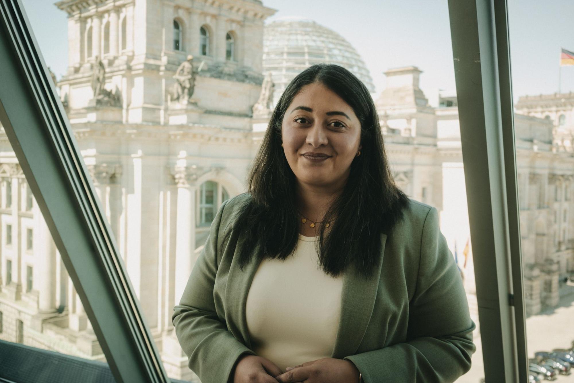 Sanae Abdi, Kölner SPD-Abgeordnete in Berlin.