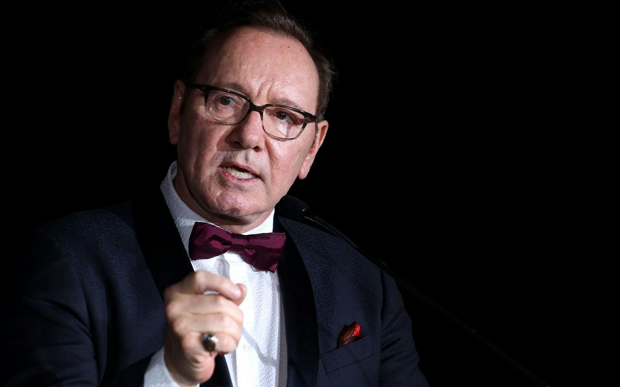 Kevin Spacey wurde am Rande des Cannes-Festivals für sein Lebenswerk geehrt. (Bild: 2025 Getty Images/Pascal Le Segretain)