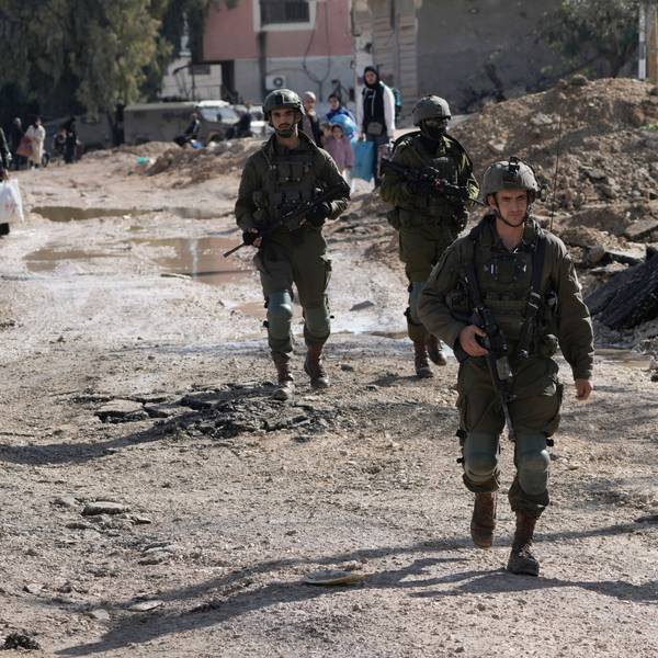 Israelische Soldaten im Flüchtlingslager Dschenin im Westjordanland.