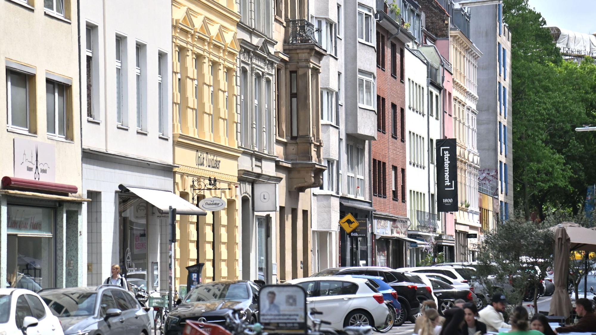 21.05.2025 Köln. Die Limburger Straße ist eine der teuersten Adressen in Köln. Foto: Alexander Schwaiger