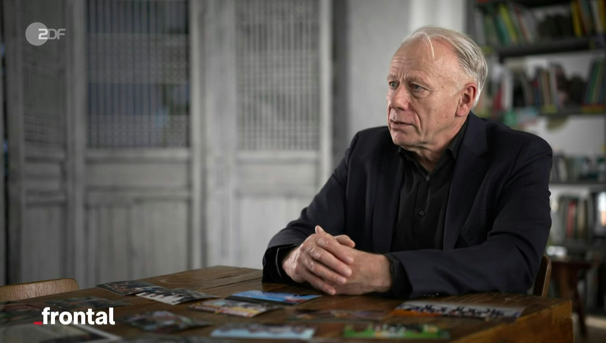 Jürgen Trittin hat im Wahlkampf seiner Partei eine „klare Kante“ in Bezug auf das Thema Migration vermisst. (Bild: ZDF)