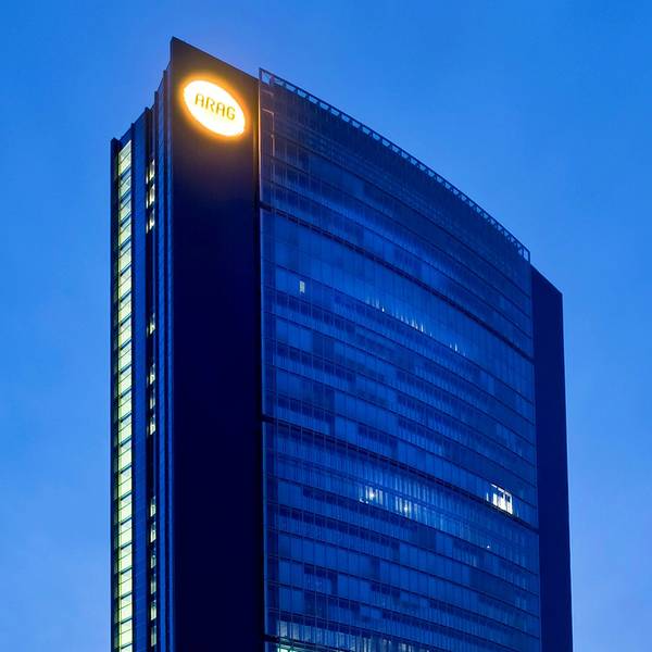 Die Zentrale der Arag-Versicherung