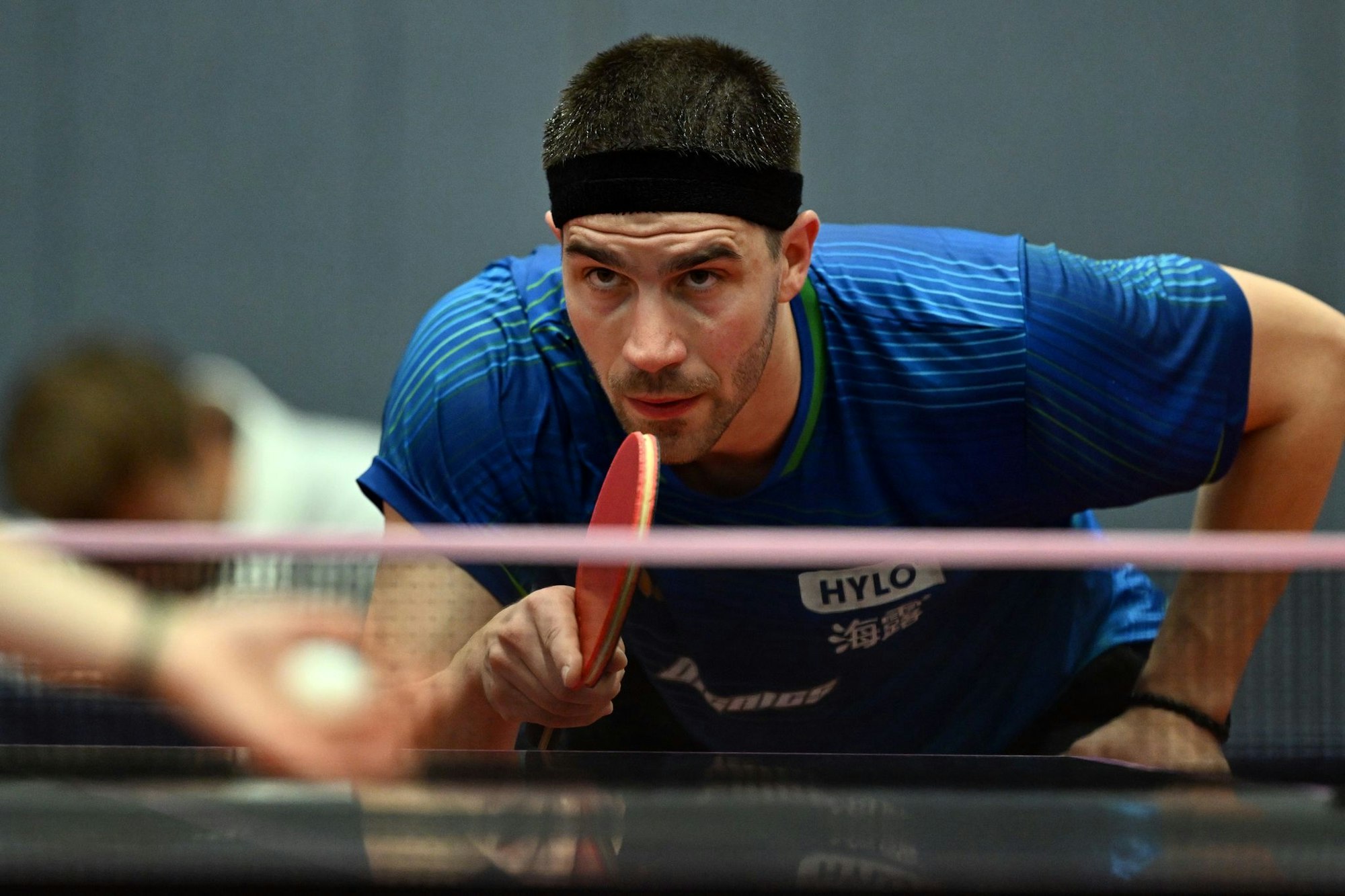 Im WM-Achtelfinale: Der deutsche Tischtennis-Profi Patrick Franziska.