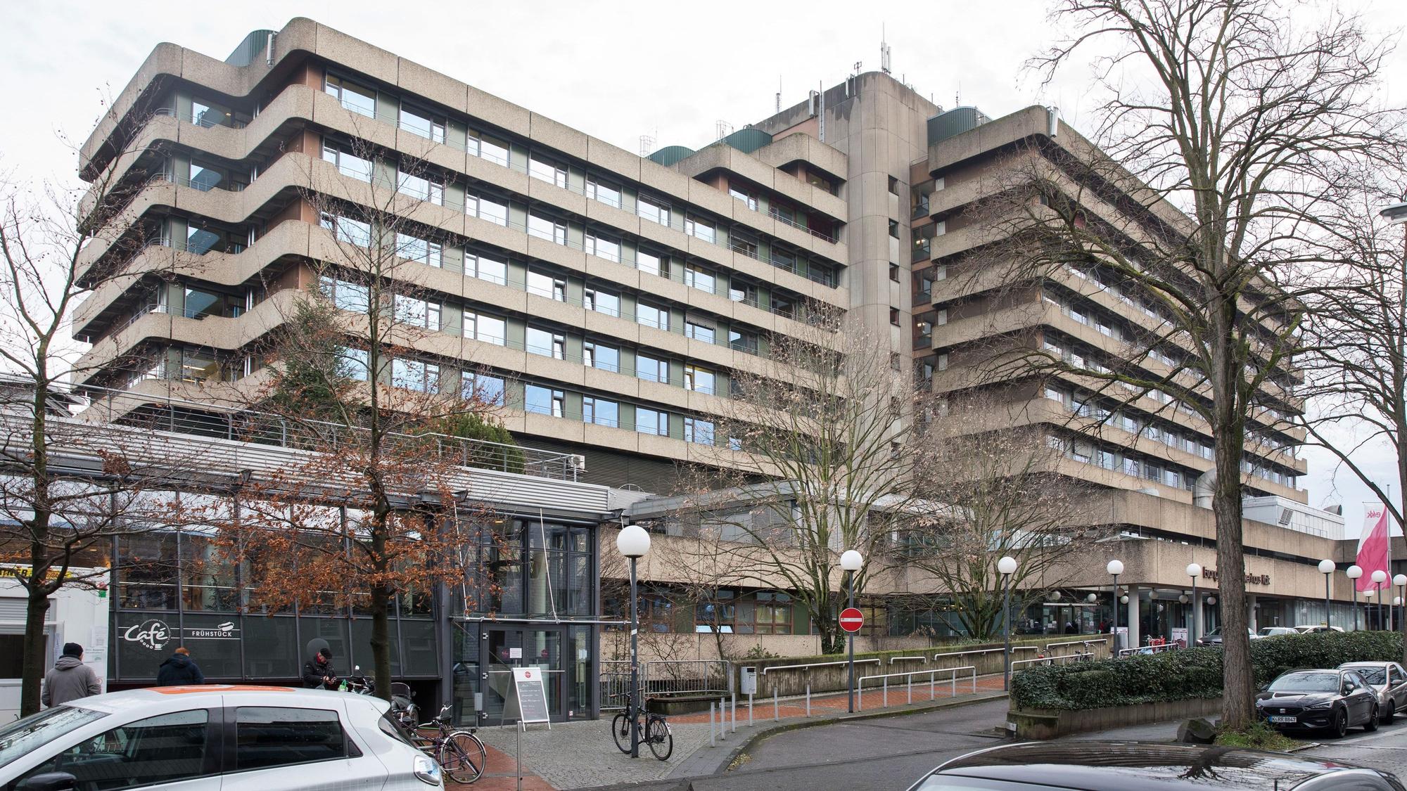 Außenansicht des Evangelischen Krankenhauses Kalk.