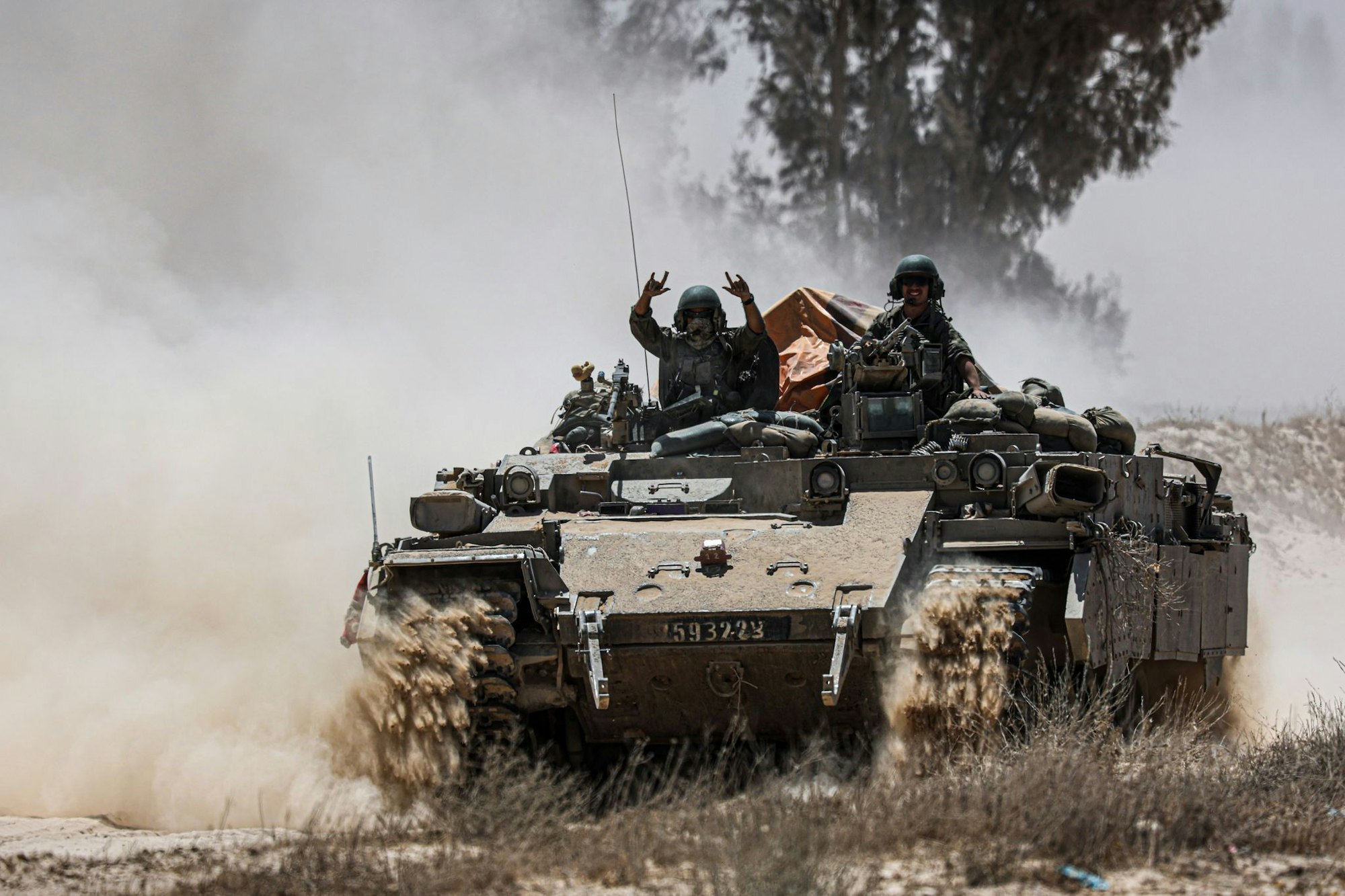 Israels Armee setzt ihre Großoffensive fort. (Archivbild)