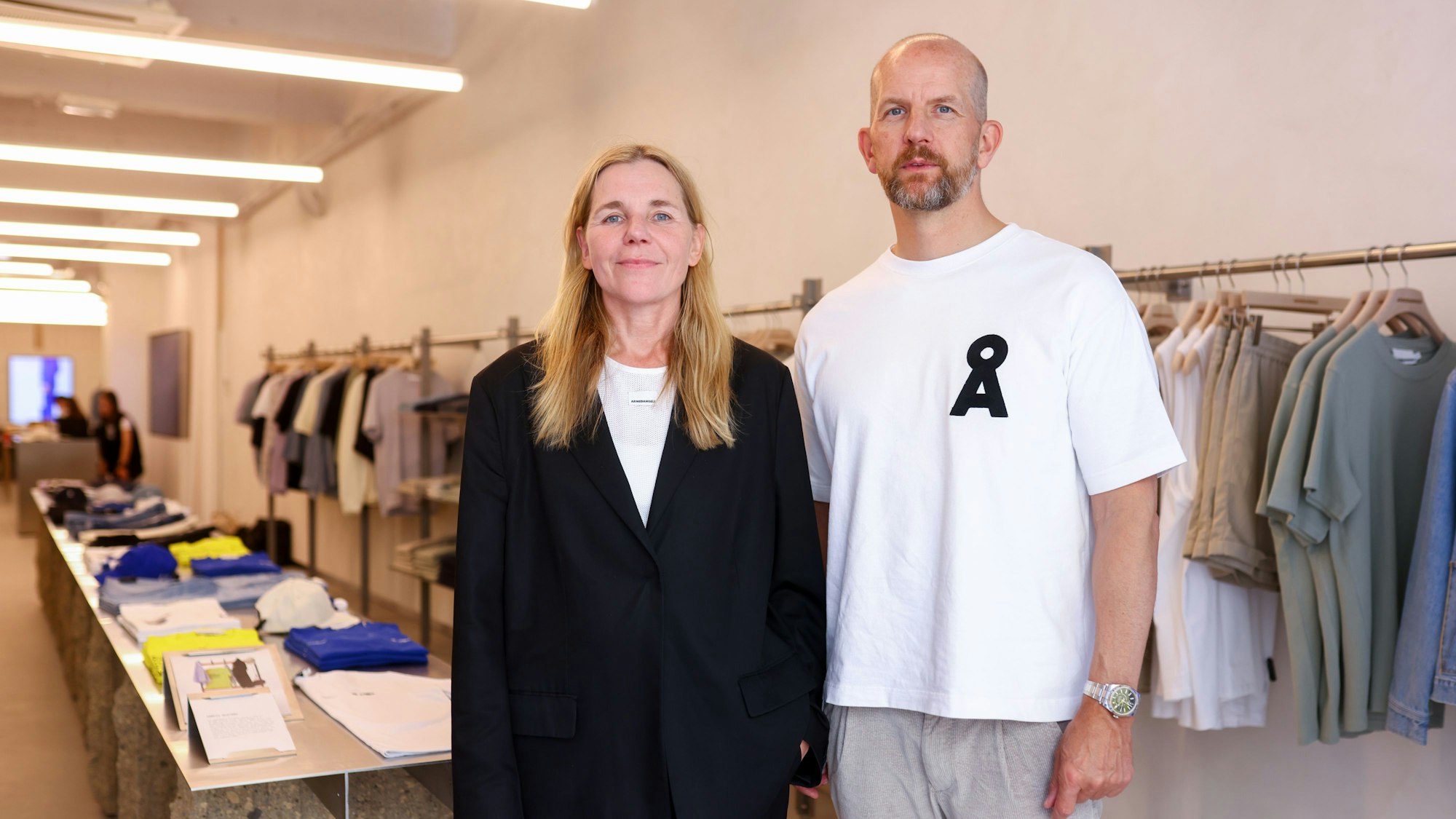 Kreativ-Chefin Christiane Bördner und Verkaufsdirektor André Hennigers