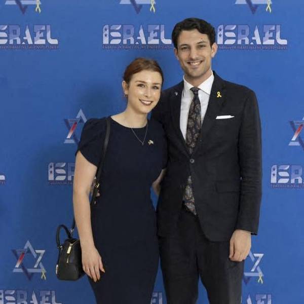 This photograph taken from the official Facebook account of The Embassy of Israel to the United States of America, shows an undated image of Israeli Embassy employees Yaron Lischinsky (R) and Sarah Lynn Milgrim taken at an undefined location. Two Israeli embassy staffers were shot dead late May 21, 2025, outside a Jewish museum in Washington by a gunman who shouted "free Palestine," authorities said, with US officials and Israeli diplomats expressing shock and outrage over the killings. (Photo by 'Israel in the USA' official Facebook account of The Embassy of Israel to the United States of America / AFP) / XGTY / RESTRICTED TO EDITORIAL USE - MANDATORY CREDIT "AFP PHOTO / FACEBOOK ACCOUNT OF THE EMBASSY OF ISRAEL TO THE UNITED STATES OF AMERICA" - NO MARKETING NO ADVERTISING CAMPAIGNS - DISTRIBUTED AS A SERVICE TO CLIENTS - NO ARCHIVES
