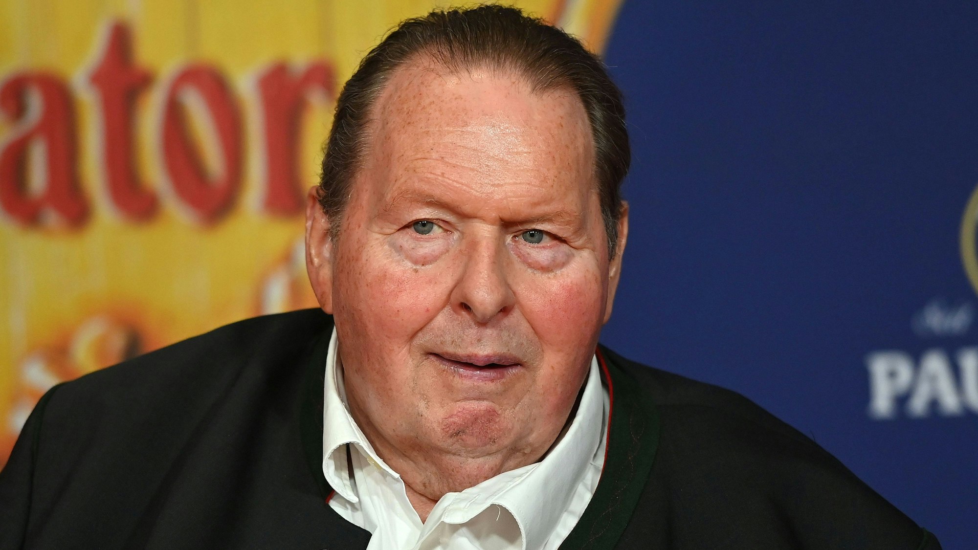 Ottfried Fischer bei der Salvator Starkbierprobe 2025 auf dem Nockherberg in München.