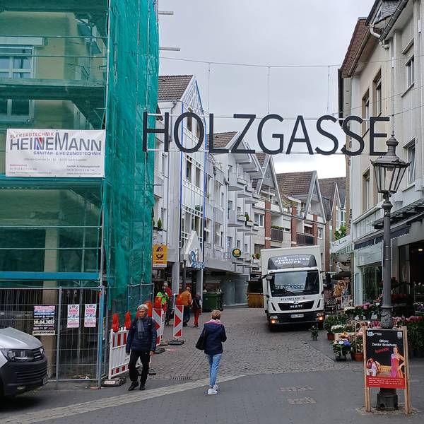 Die Holzgasse in Siegburg wird ab 2027 saniert, die Planung läuft