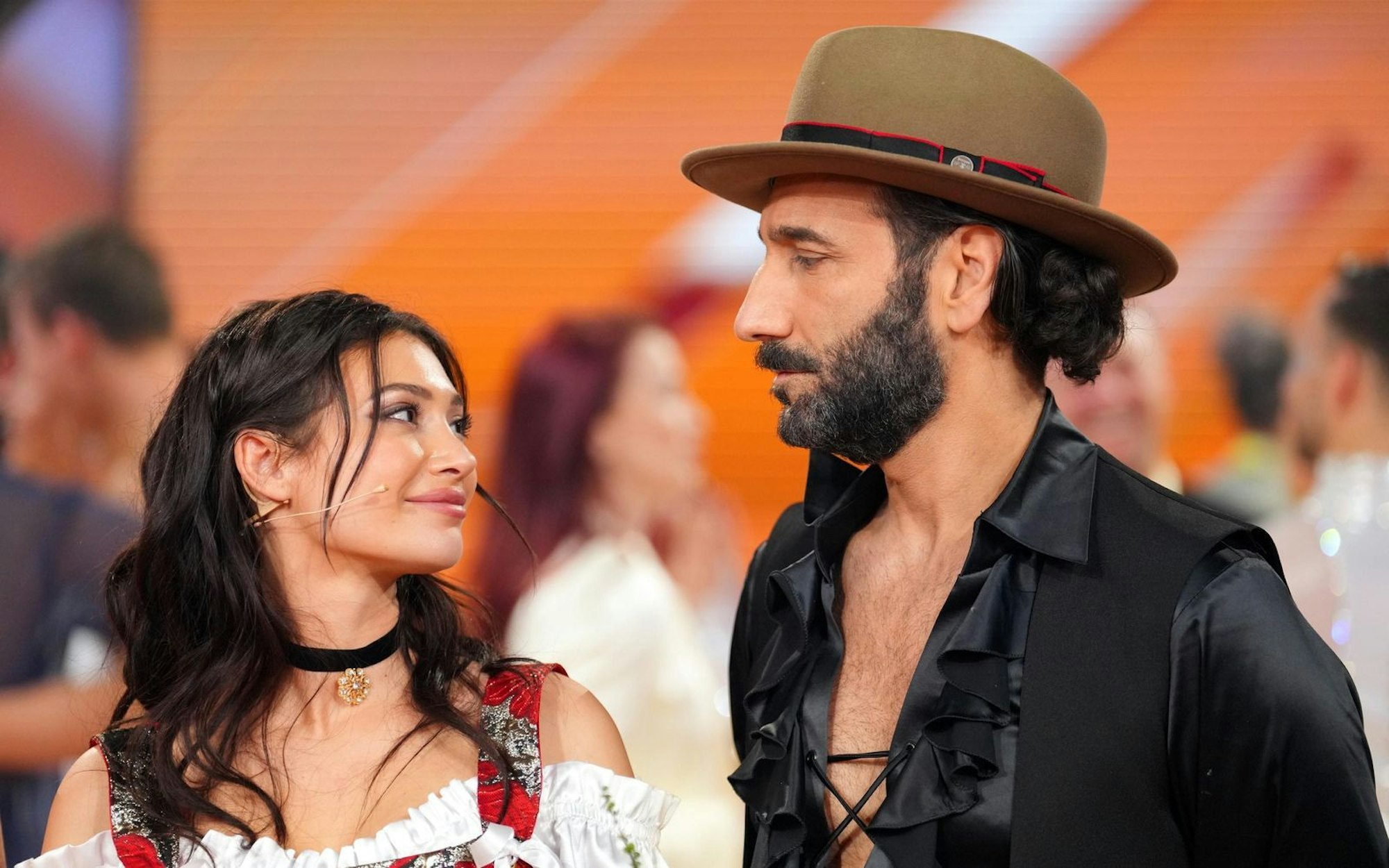 Influencerin Paola Maria wird im „Let's Dance“-Finale nicht wie geplant mit Massimo Sinató tanzen. (Bild: RTL / Stefan Gregorowius)