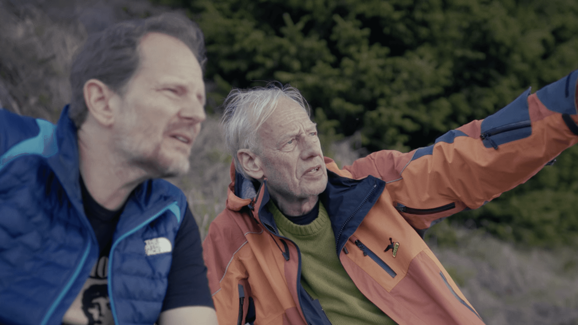 Aljoscha Pause mit seinem Vater Rainer Pause im Urlaub