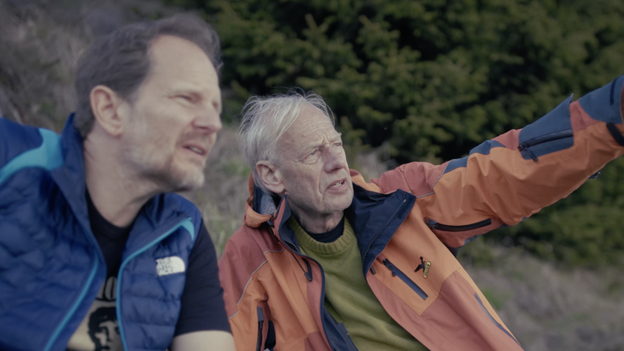 Aljoscha Pause mit seinem Vater Rainer Pause im Urlaub