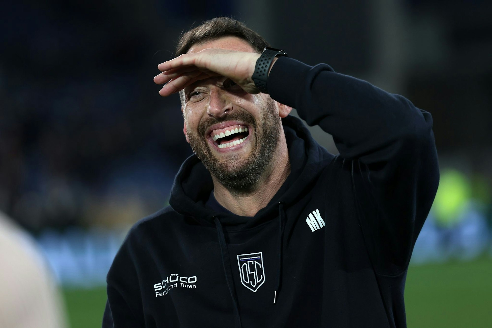 Geht mit Zuversicht voran: Bielefeld-Coach Mitch Kniat.