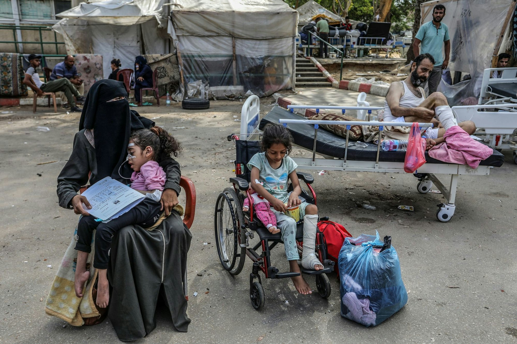 Die Menschen in Gaza leiden bittere Not. (Archivbild)