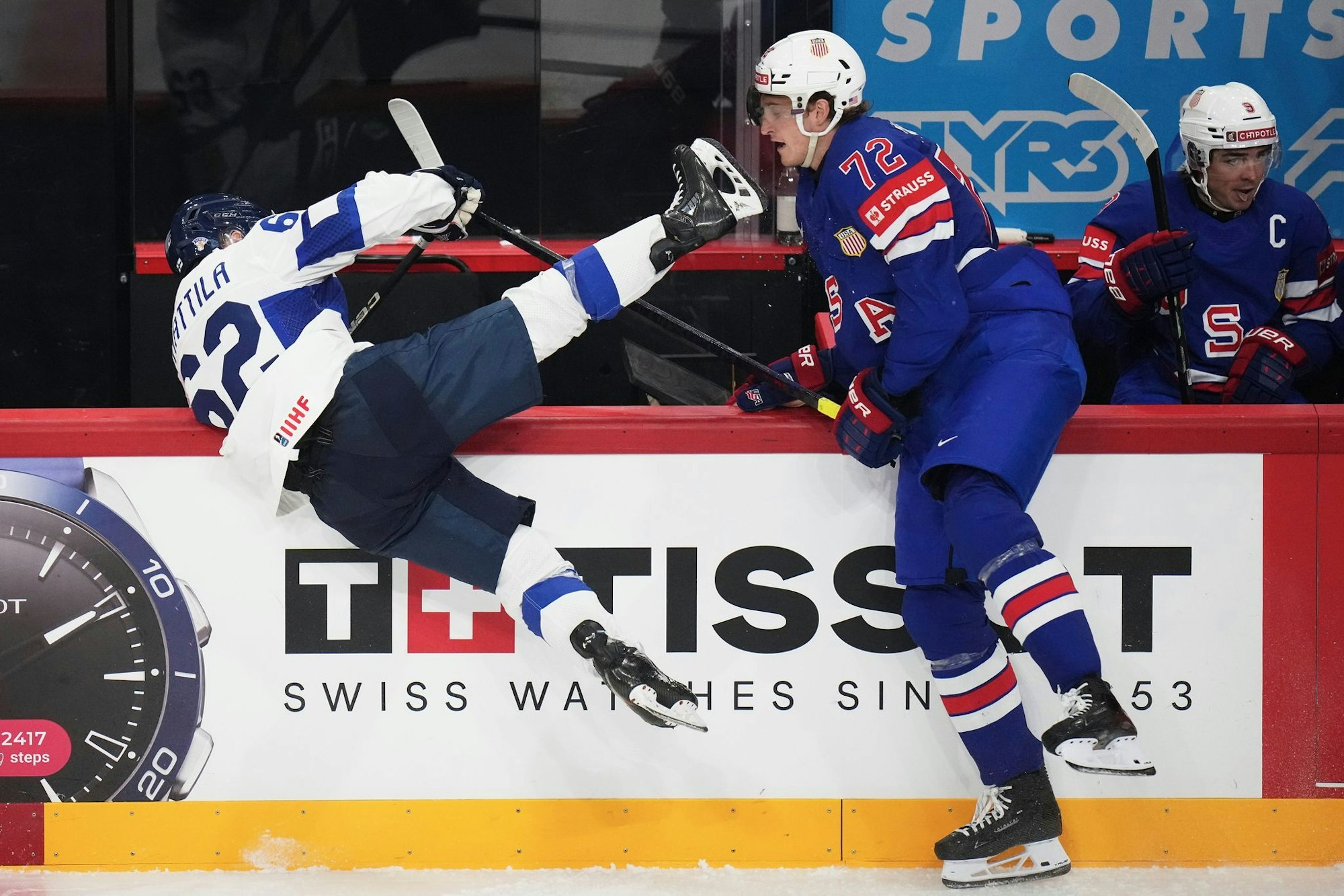 Finnland scheiterte im WM-Viertelfinale an den USA.