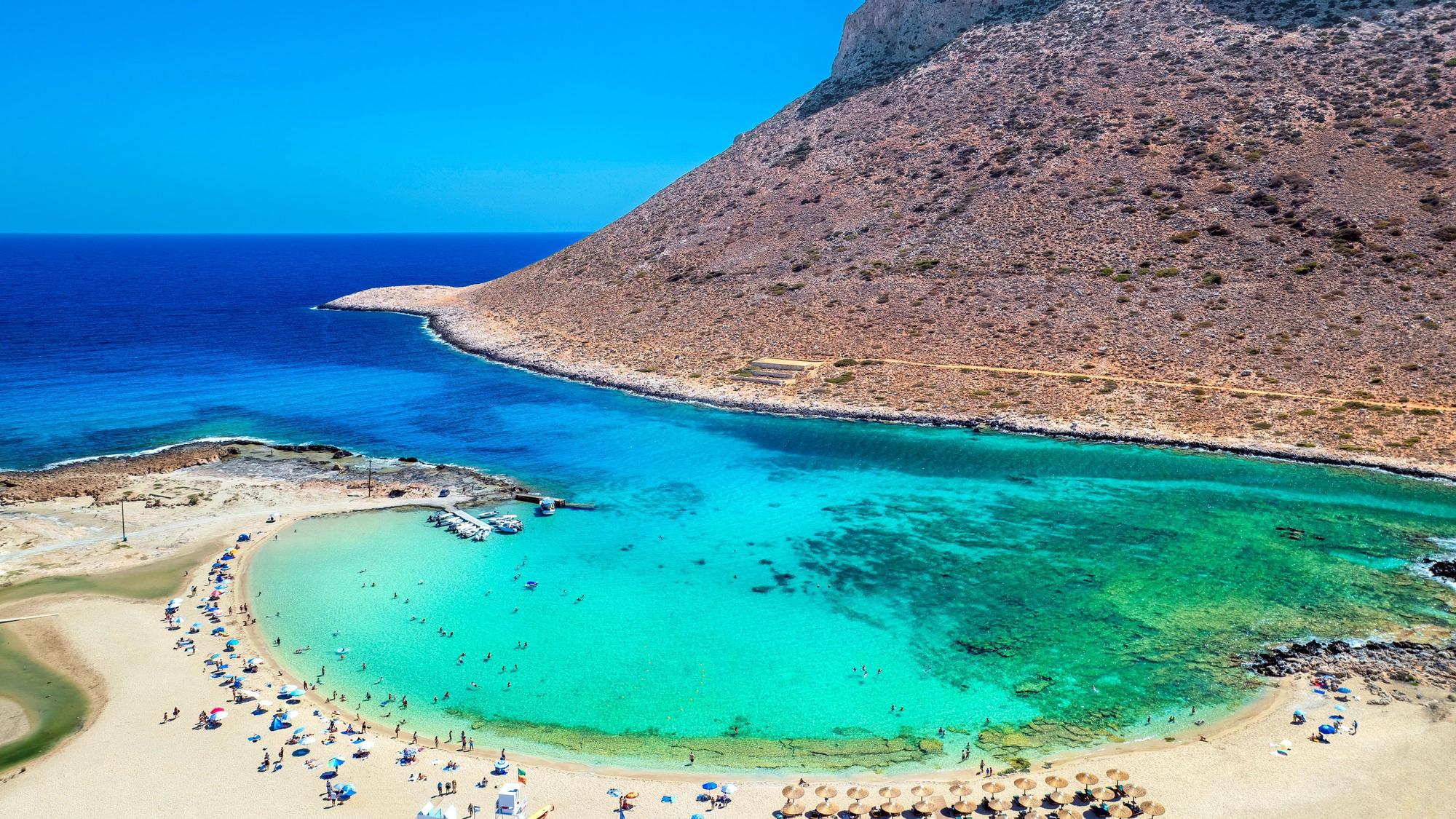 Ein Traumstrand auf Kreta.