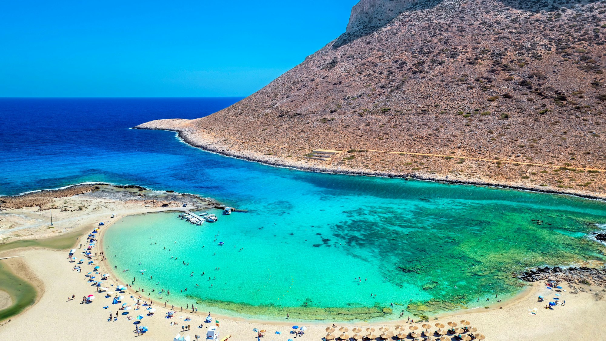 Ein Traumstrand auf Kreta.