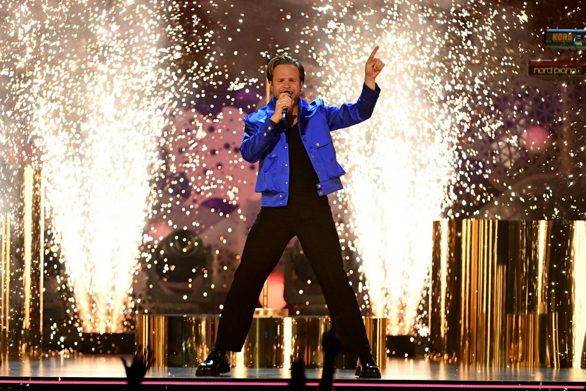 Olly Murs ist eigentlich für tolle Shows bekannt - jetzt brach er ein Konzert überraschend ab. (Bild: 2024 Getty Images/Jeff Spicer)