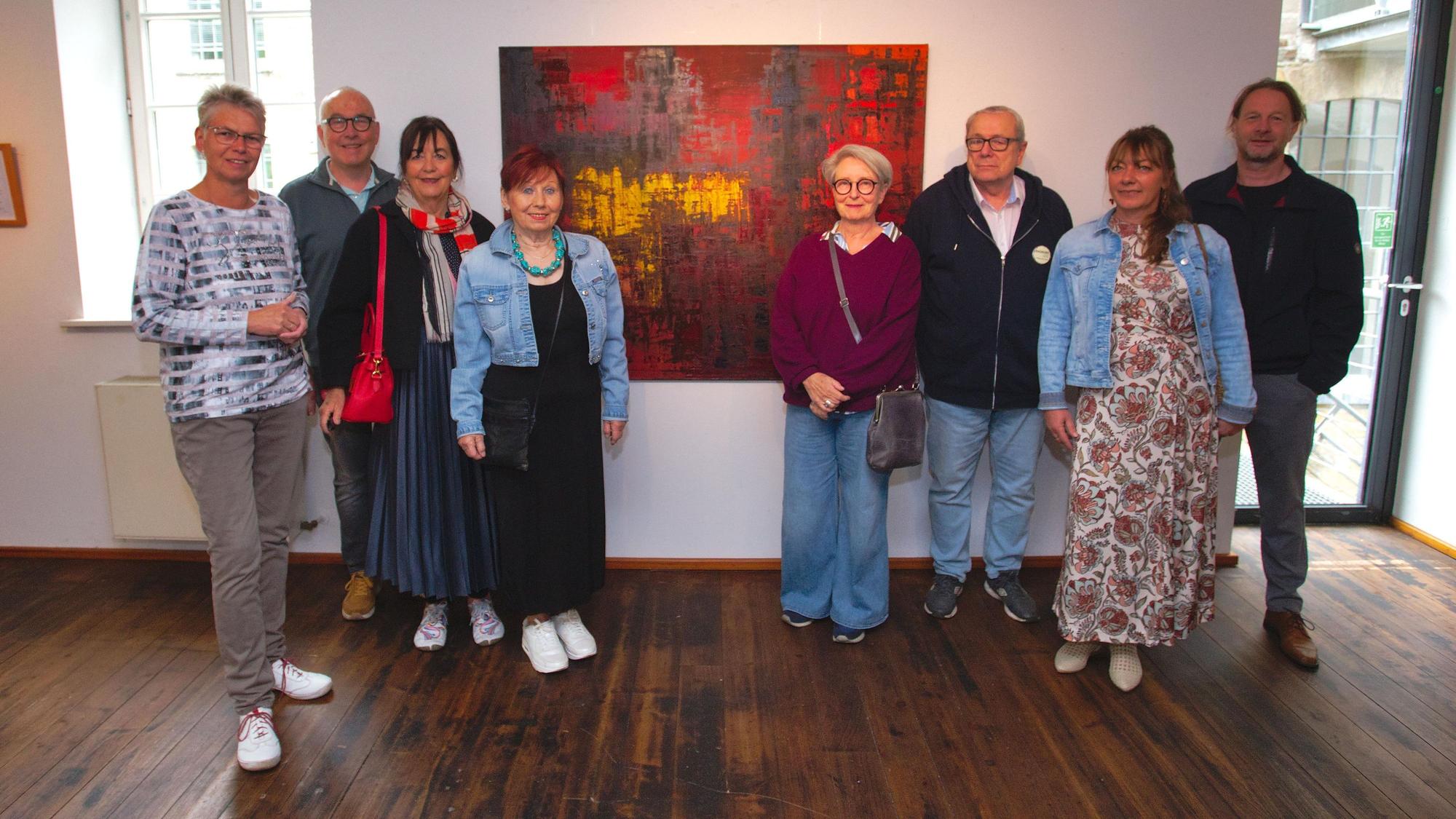 Die Künstler auf einem Gruppenbild.