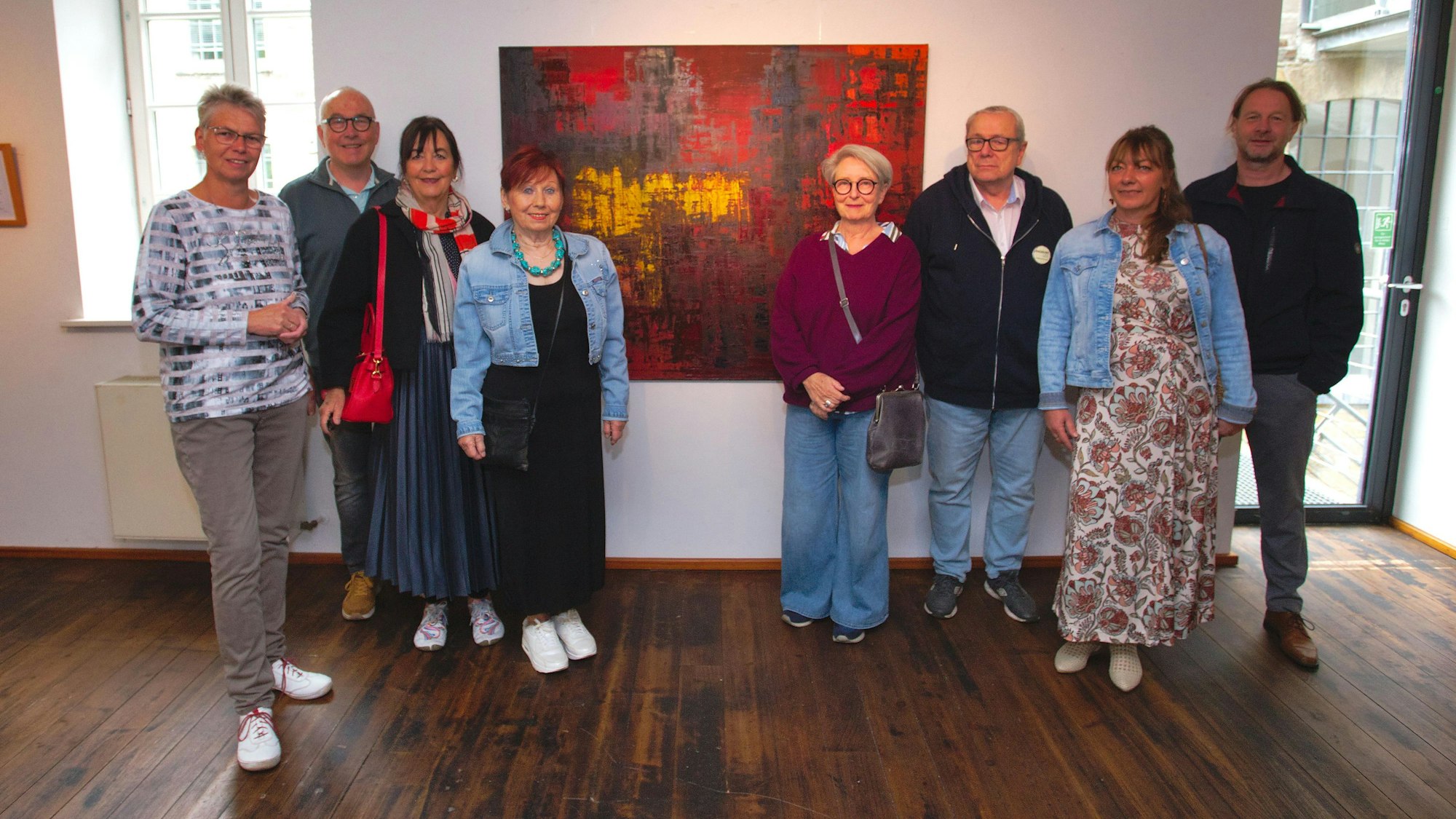 Die Künstler auf einem Gruppenbild.