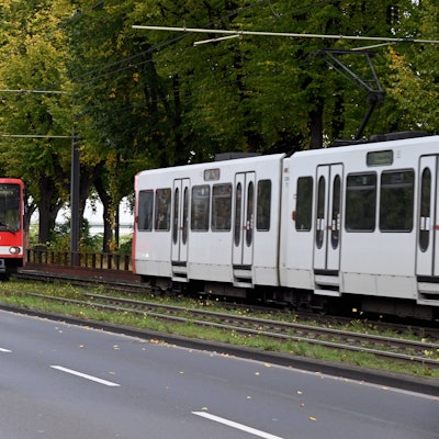 Strassenbahn des öffentlichen Nahverkehr, Kölner Verkehrsbetriebe KVB, *** Streetcar of the public transportation system, Kölner Verkehrsbetriebe KVB,