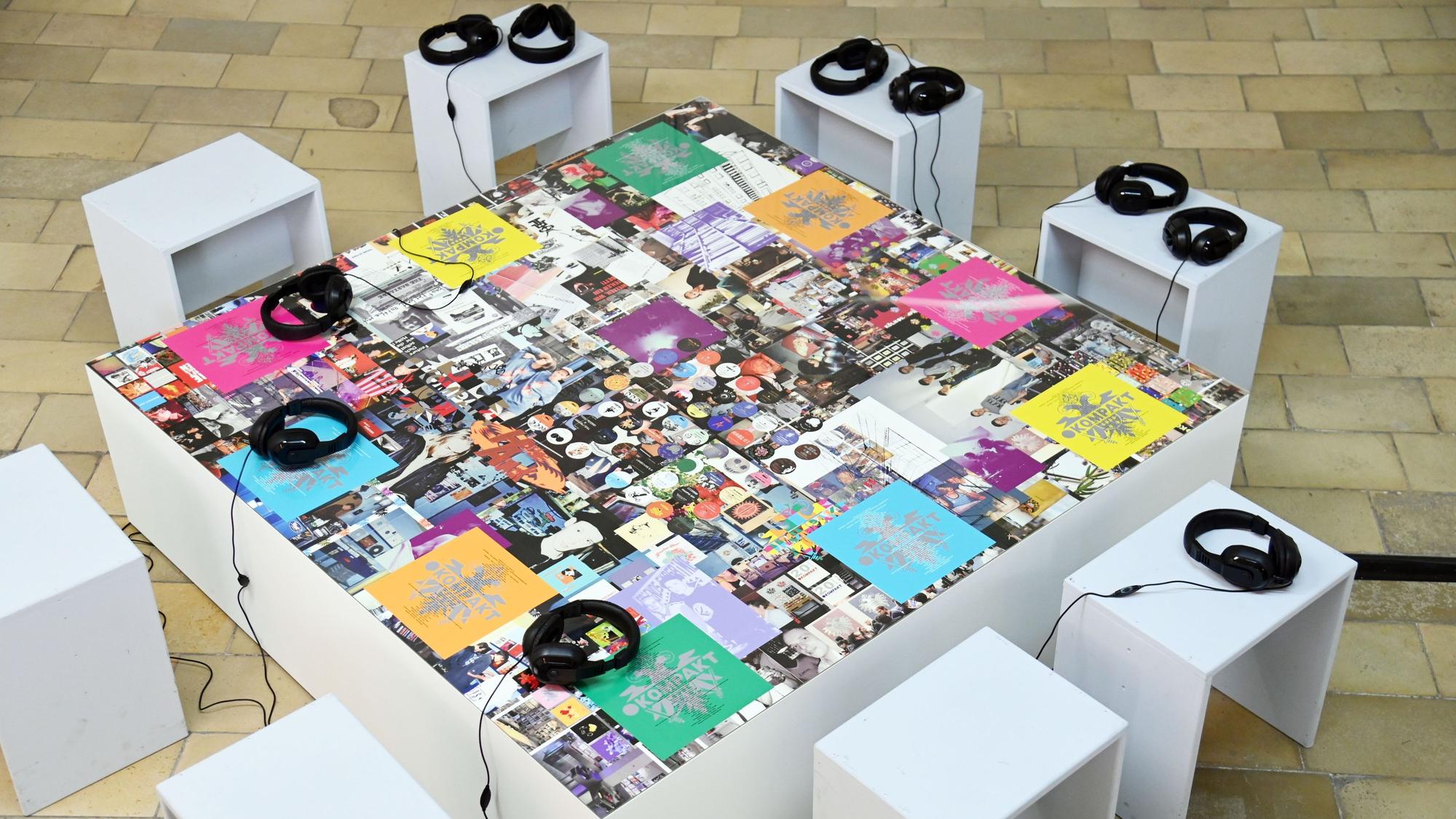 22.05.2025 Köln. Kölner Techno ist jetzt museumsreif: Die neue Ausstellung im Kölnischen Kunstverein widmet sich dem weltweit erfolgreichen Kölner Label Kompakt und seiner Ästhetik. Foto: Alexander Schwaiger