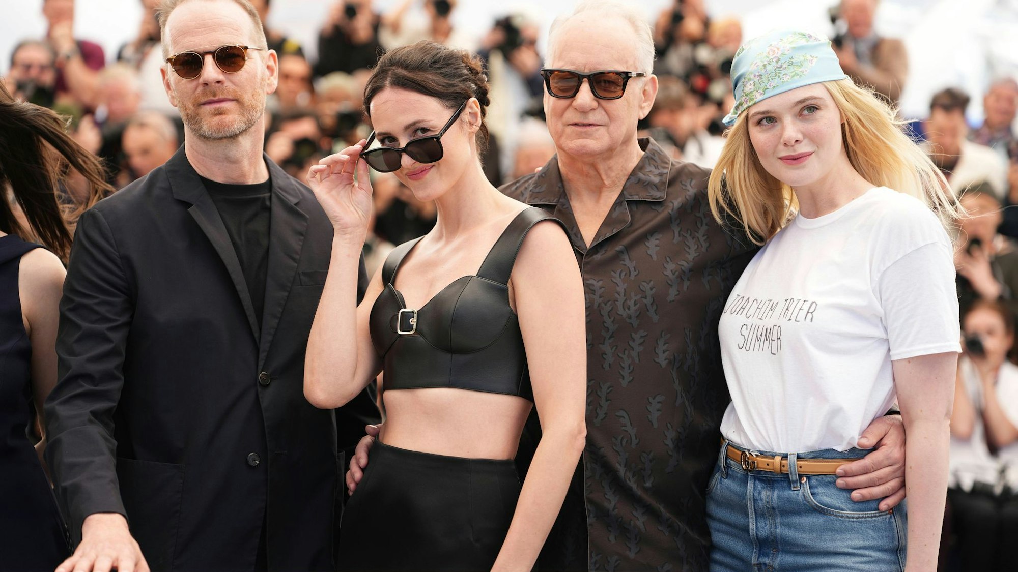 Das Filmteam von «Sentimental Value» in Cannes.