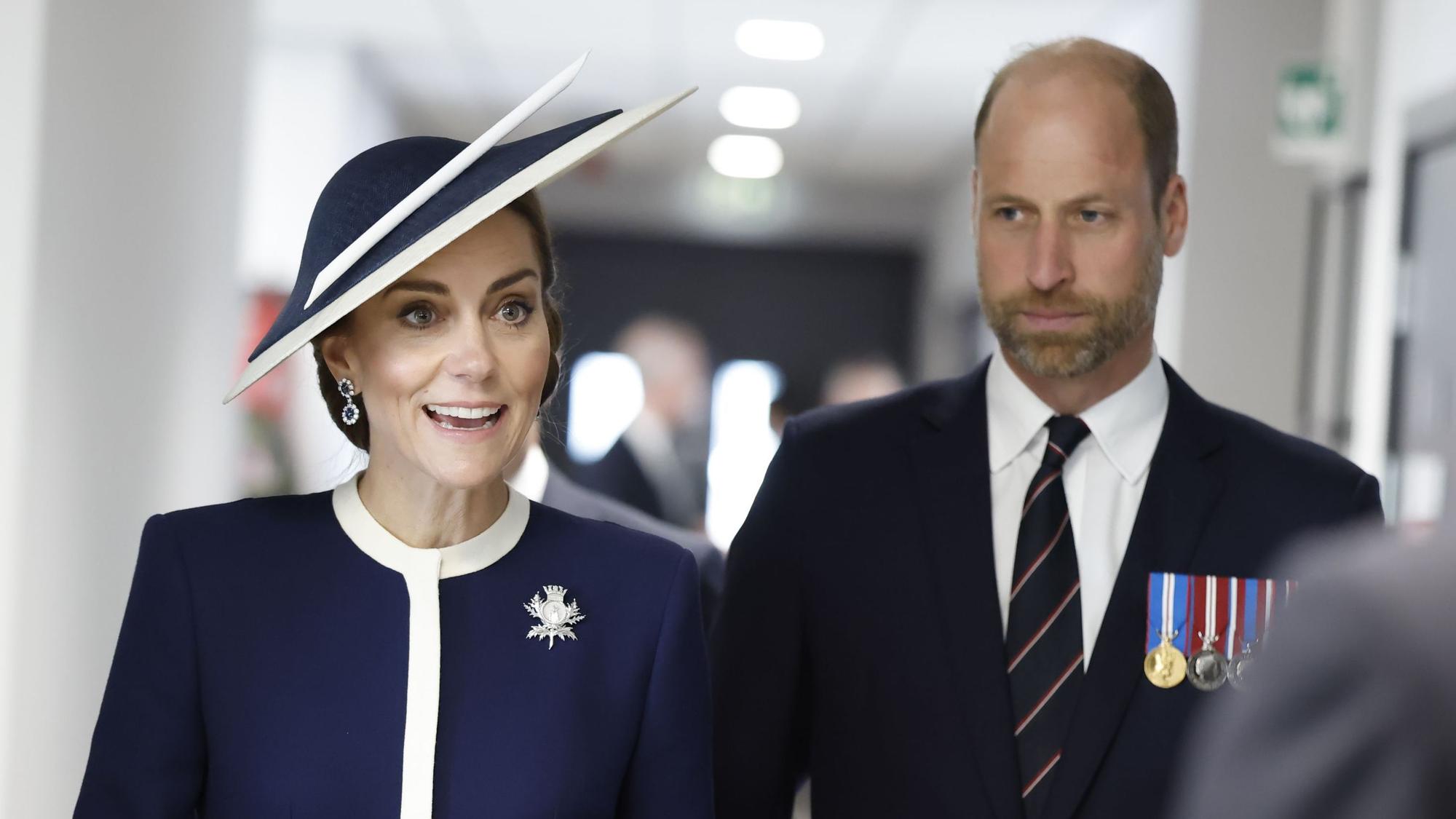 Prinzessin Kate und Prinz William bei einem royalen Termin.