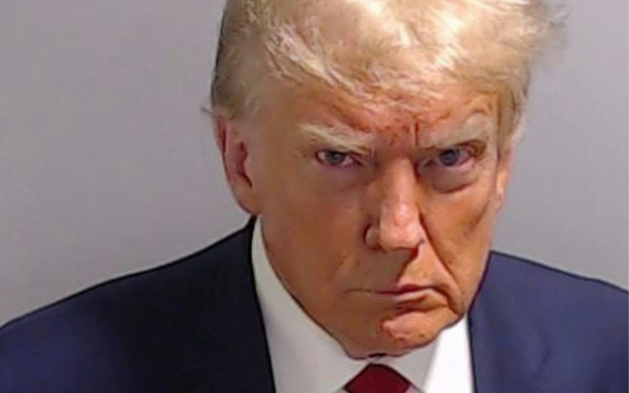 Donald Trump hat in einem Social-Media-Video einen Golfball auf Bruce Springsteen geschossen. (Bild: 2023 Fulton County Sheriff's Office/Handout)