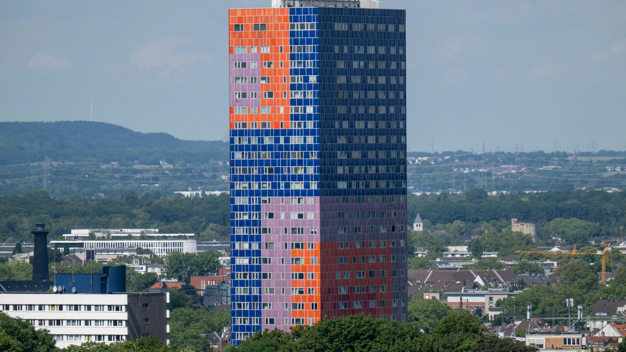 Blick auf das Herkules-Hochhaus.