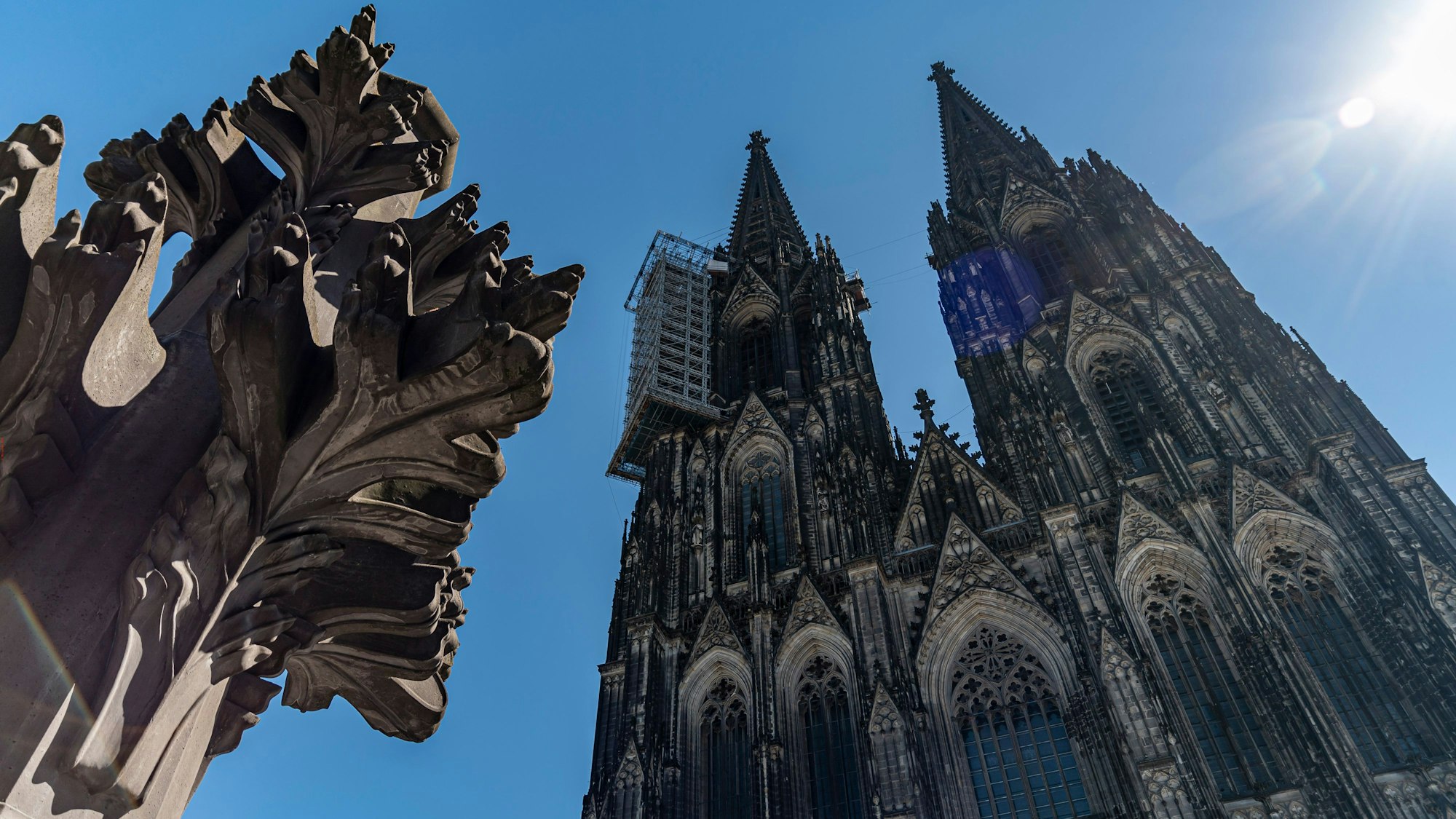 Kölner Dom Außenansicht.