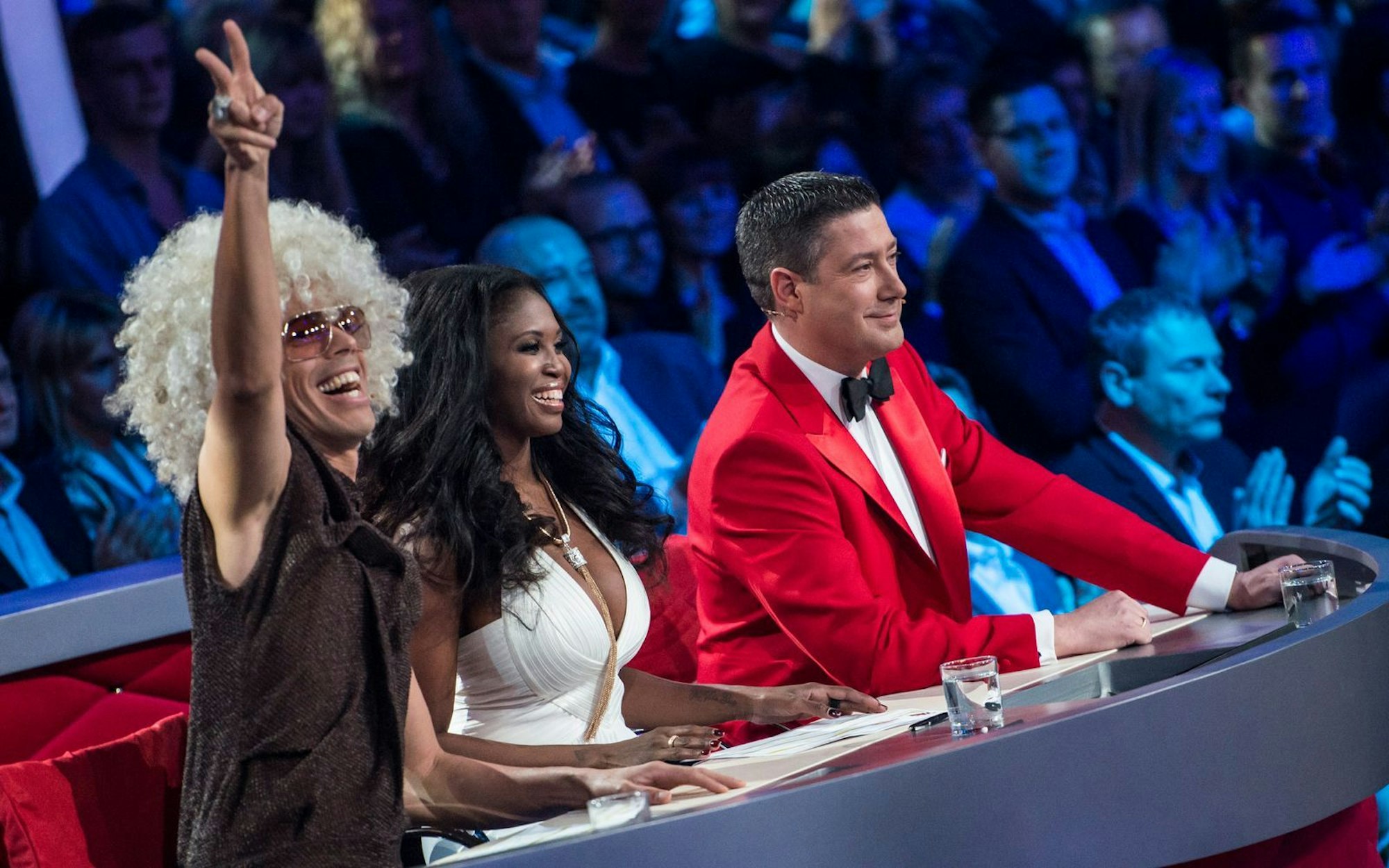 2013 traten (von links) Jorge González, Motsi Mabuse und Joachim Llambi erstmals gemeinsam als „Let's Dance“-Jury in Aktion. (Bild: Peter Wafzig/Getty Images)