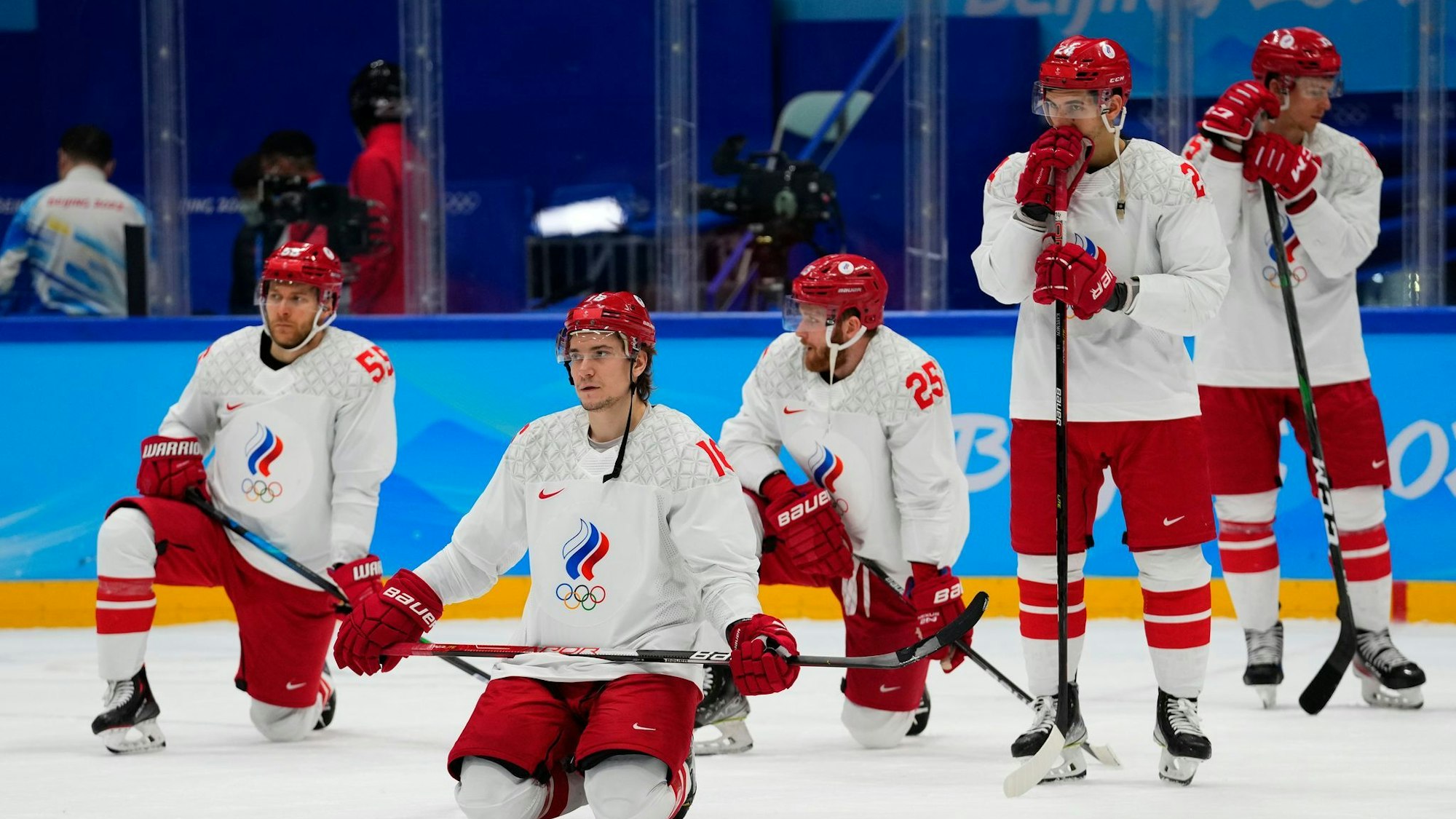 Das russische Eishockey-Team wird 2026 nicht bei Olympia starten.