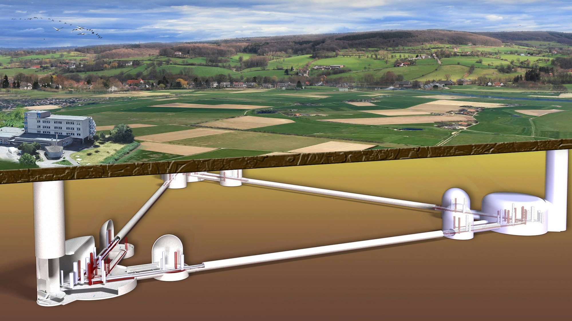 Wissenschaftler planen den Bau des unterirdischen Einstein-Teleskops im Dreiländereck.